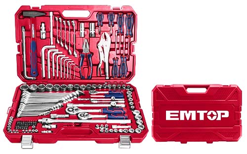 EMTOP 142 Pcs combination tools set EHTS01421